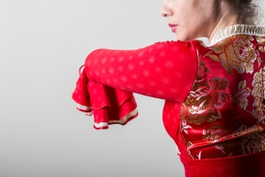 falda baile flamenco traje bailaora traje gitana sevillanas falda ensayo
